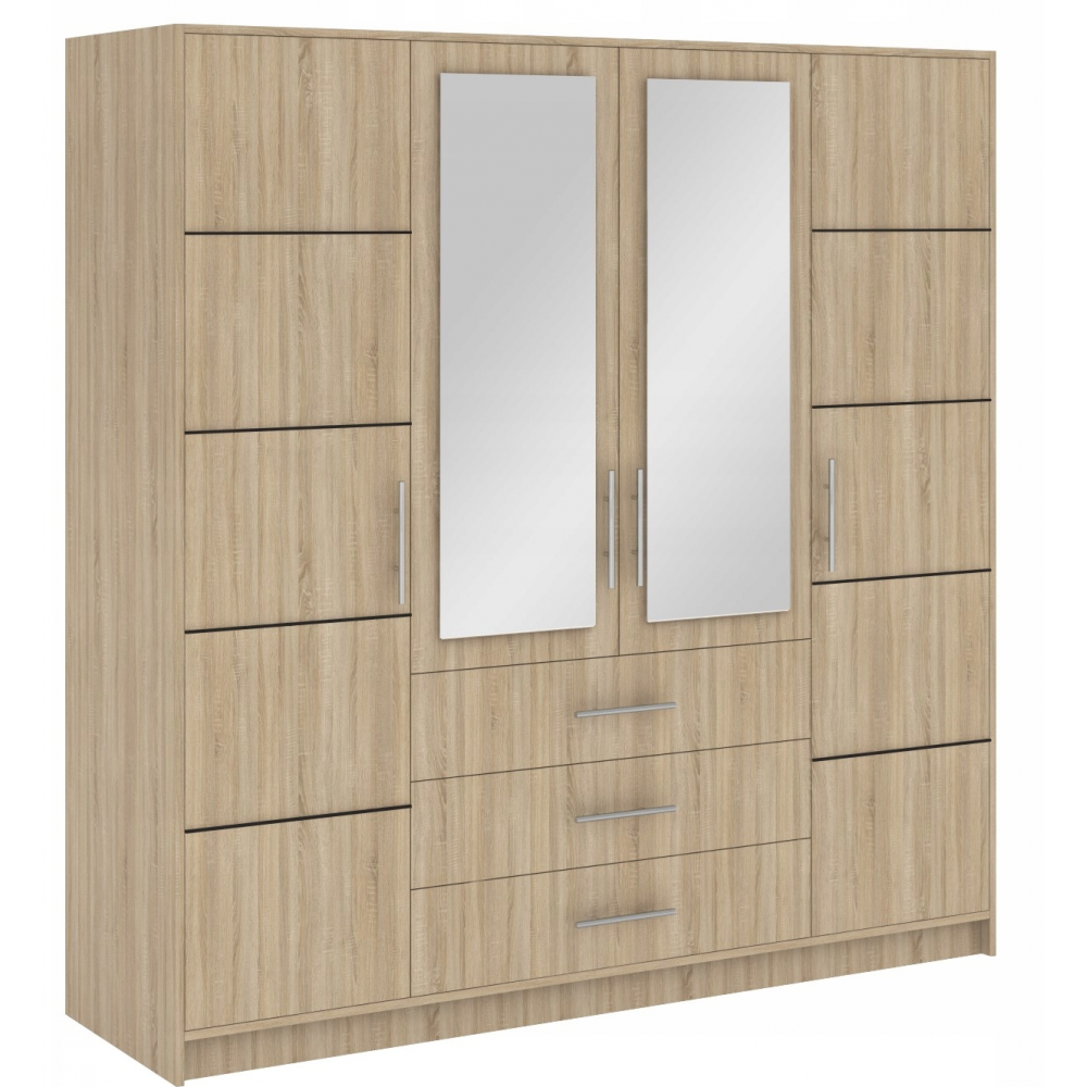 Ντουλάπα Bali 4D τετράφυλλη-Fusiko