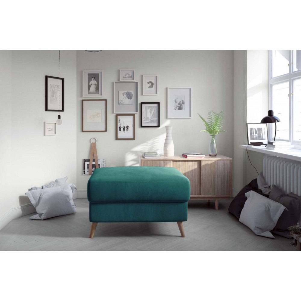 Πουφ Amelion-Petrol