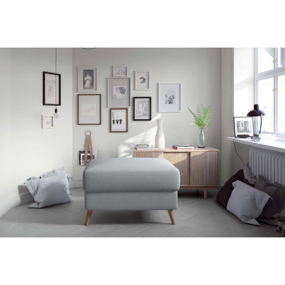 Πουφ Amelion-Gkri Anoixto 75x75x45