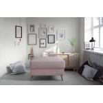 Πουφ Amelion-Roz 75x75x45