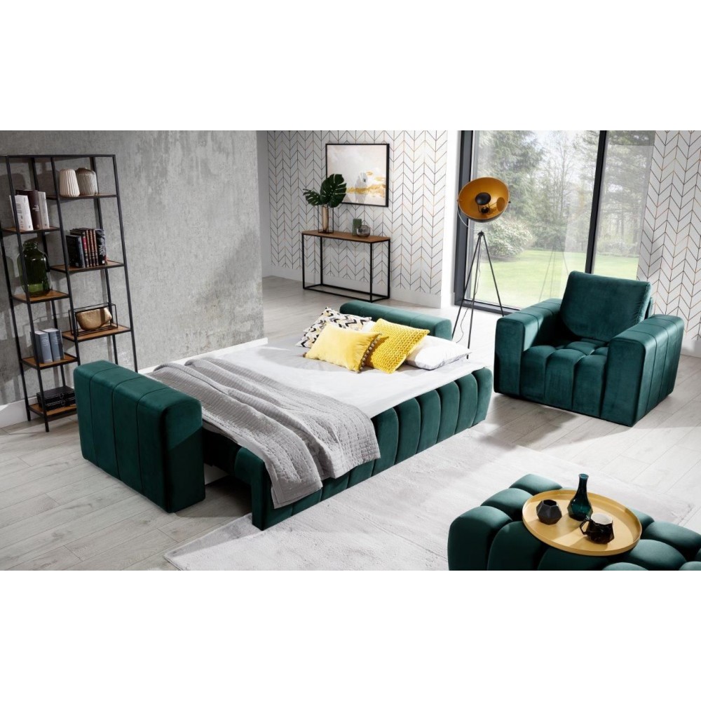 Καναπές - κρεβάτι Valentino-Prasino