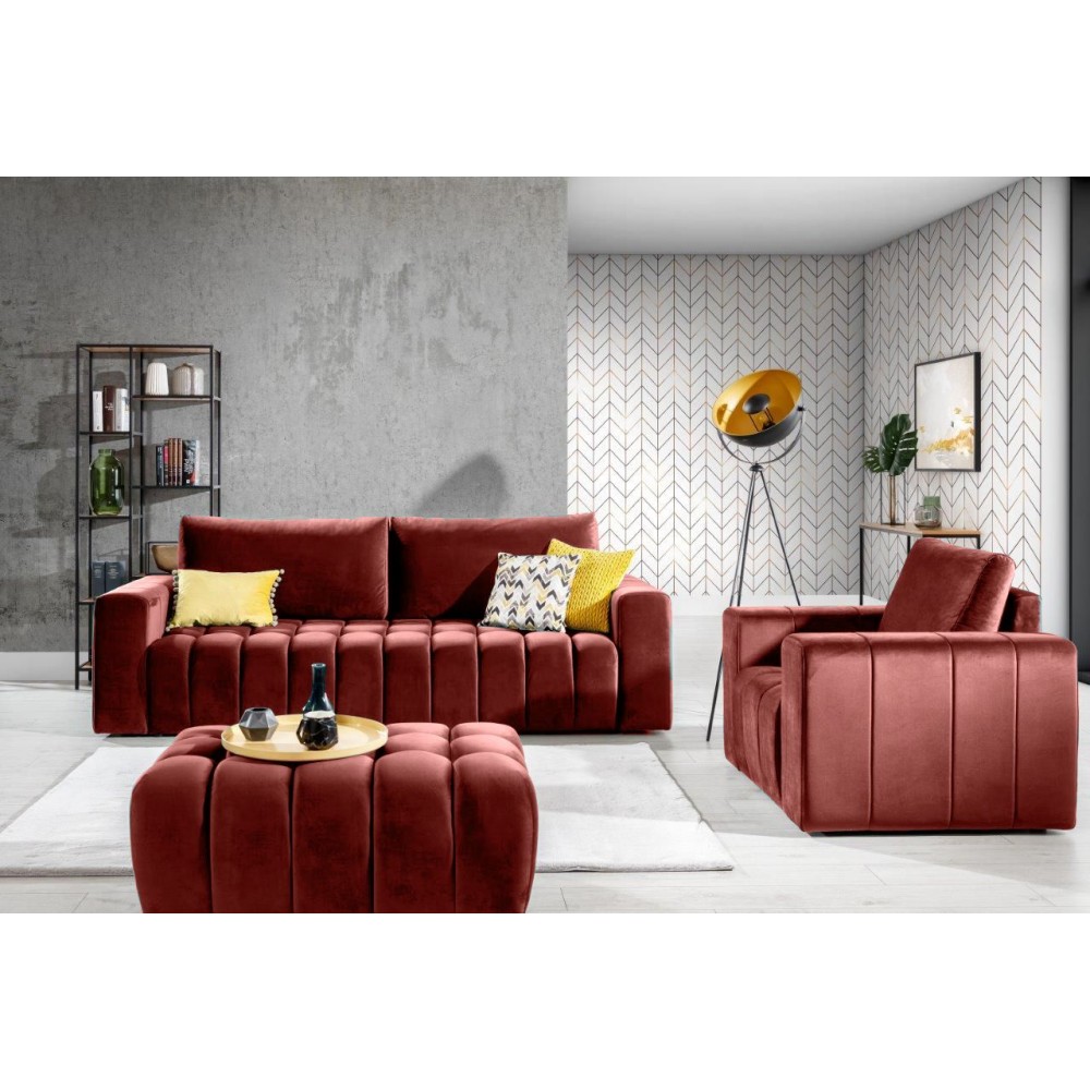 Πολυθρόνα Valentino-Kokkino