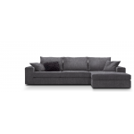 Γωνιακός καναπές Mission-Προσαρμόσιμη-250φ 165β εκ.-Γκρι