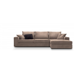 Γωνιακός καναπές Mission-Προσαρμόσιμη-230φ 145β εκ.-Μπεζ