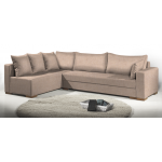 Γωνιακός καναπές Trendy-Δεξιά-265φ 165β εκ.-Μπεζ