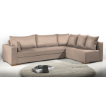 Γωνιακός καναπές Trendy-Αριστερή-285φ 185β εκ.-Μπεζ