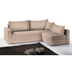 Γωνιακός καναπές Kleio-215φ 160β-Μπεζ