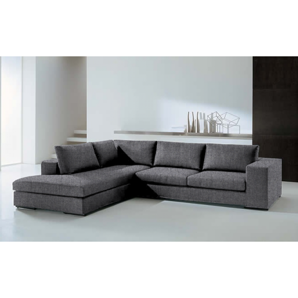 Γωνιακός καναπές Carla-Δεξιά-280φ 220β-Γκρι