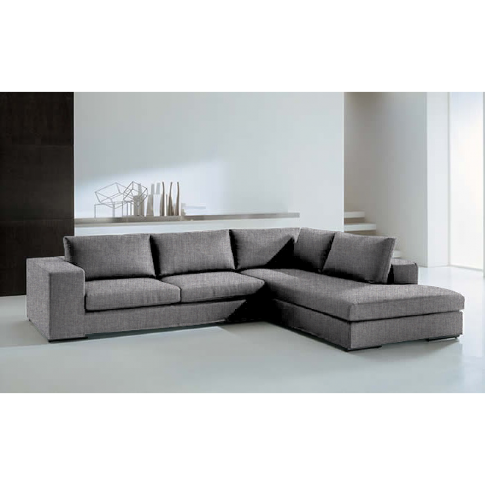 Γωνιακός καναπές Carla-Αριστερή-260φ 200β-Γκρι Anoixto