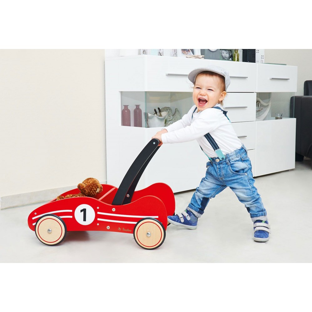 Καροτσάκι - περπατούρα Kimi - Κόκκινο