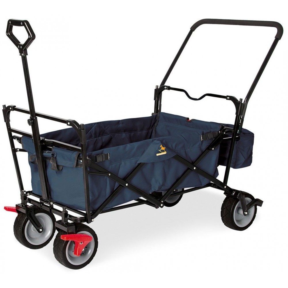 Καροτσάκι Paxi dlx Comfort πτυσσόμενο με φρένο - Μπλε