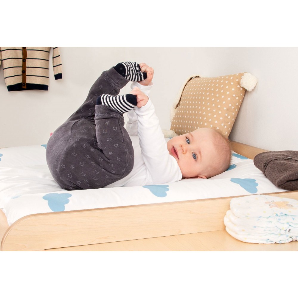 Μαξιλάρι αλλαξιέρας Comfort Wolkchen - Γκρι