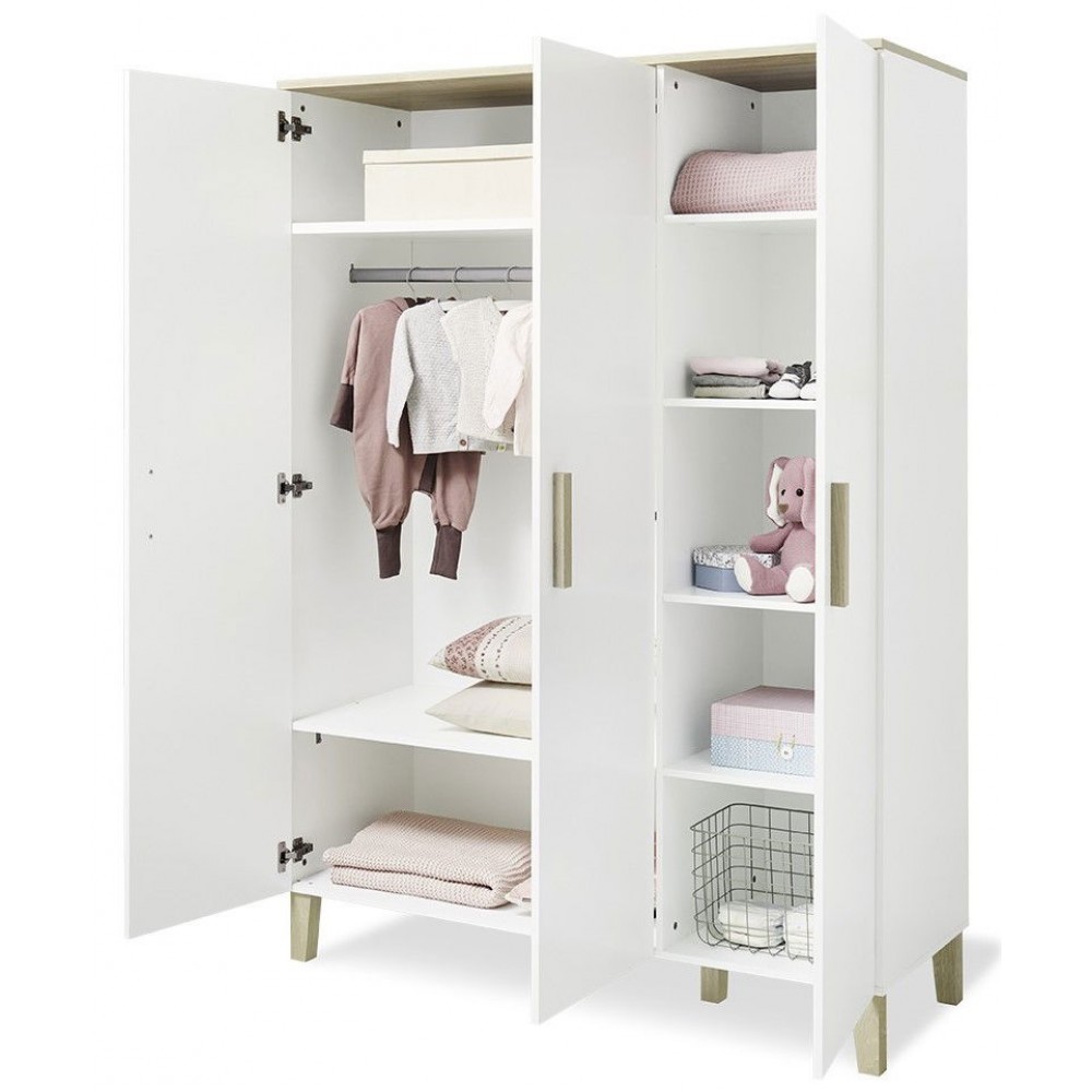 Ντουλάπα Lumi τρίφυλλη