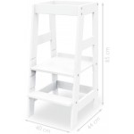 Παιδικό κάθισμα ψηλό ρυθμιζόμενο - Λευκό