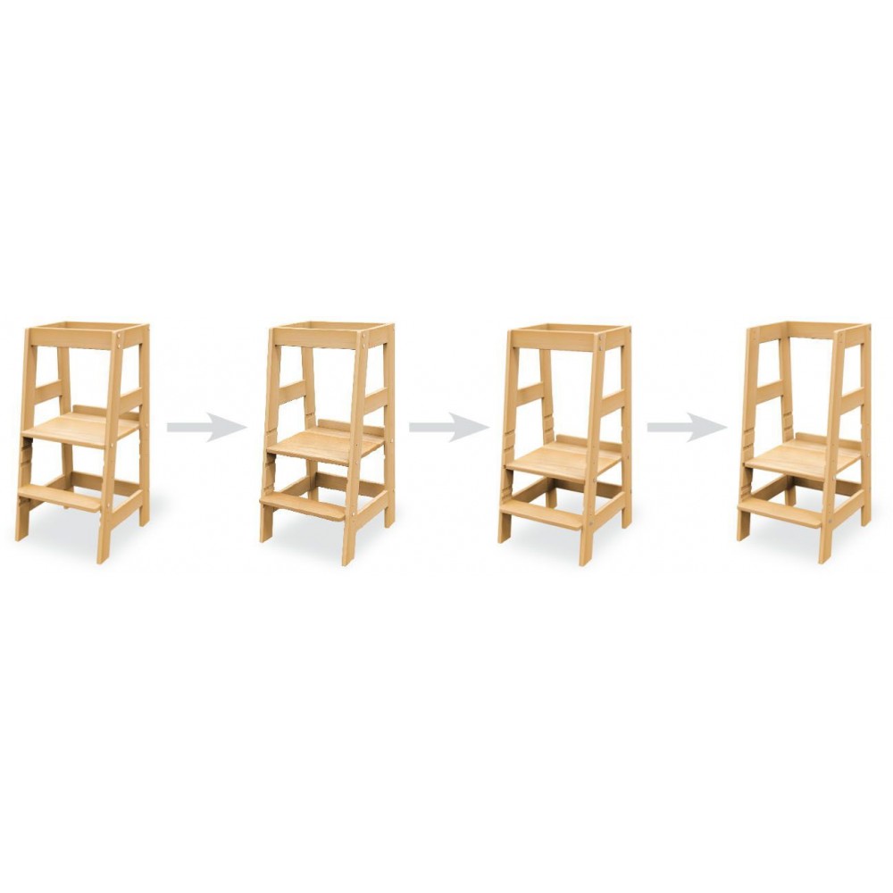 Παιδικό κάθισμα ψηλό ρυθμιζόμενο - Φυσικό