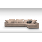 Γωνιακός καναπές Loft-Προσαρμόσιμη-295φ 165β εκ.-Μπεζ