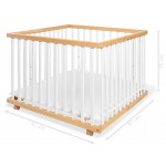 Παρκοκρέβατο Lexus - Φυσικό - Λευκό