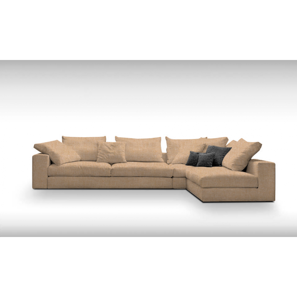 Γωνιακός καναπές Loft-Προσαρμόσιμη-295φ 165β εκ.-Sand