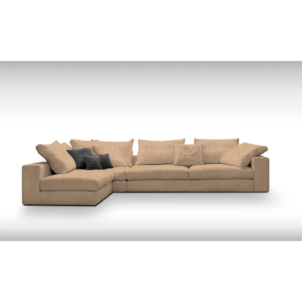 Γωνιακός καναπές Loft-Προσαρμόσιμη-315φ 185β εκ.-Sand