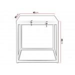 Τραπεζάκι σαλονιού Cubo S 40x40x40