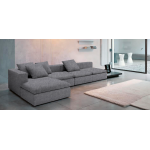 Γωνιακός καναπές Lory-280φ 135β εκ.-Γκρι