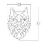 Διακοσμητικό τοίχου Wolf