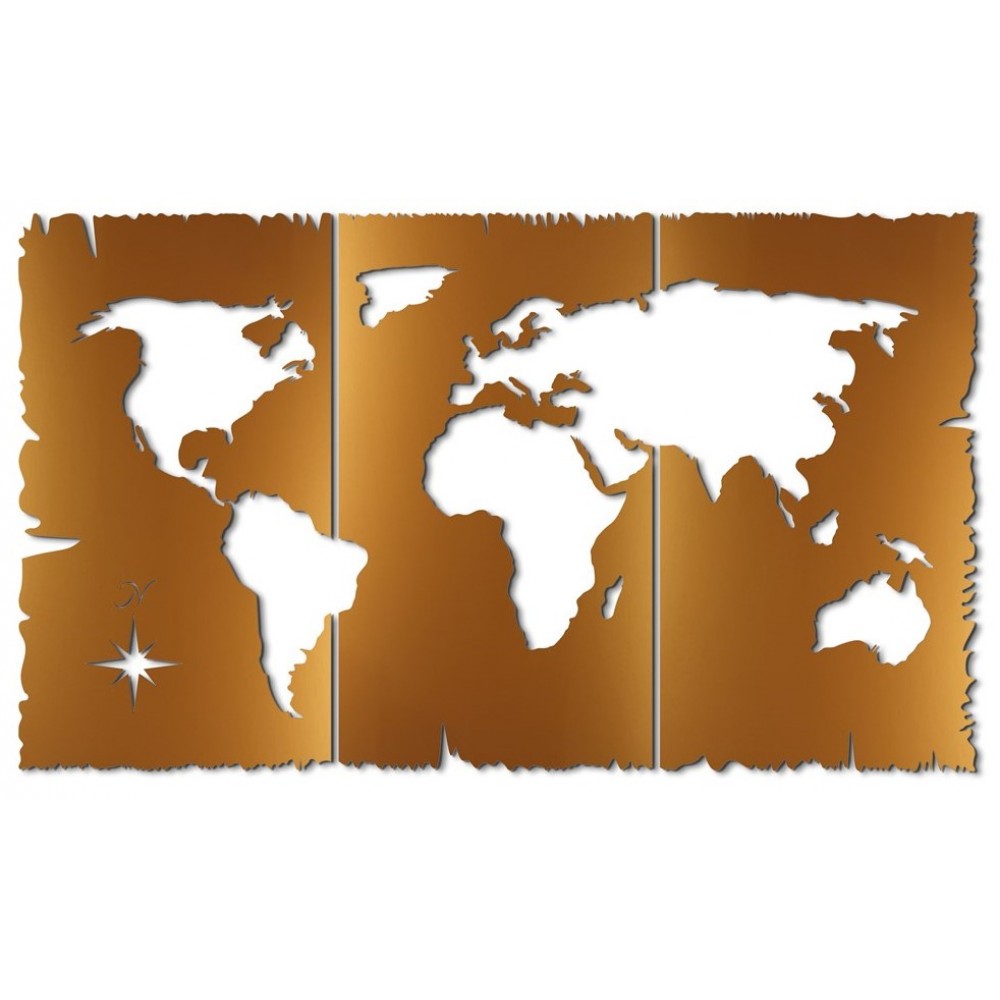 Διακοσμητικό τοίχου World map