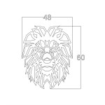 Διακοσμητικό τοίχου Lion