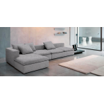 Γωνιακός καναπές Lory-280φ 135β εκ.-Γκρι Anoixto