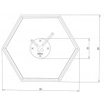 Ρολόι τοίχου Tuva