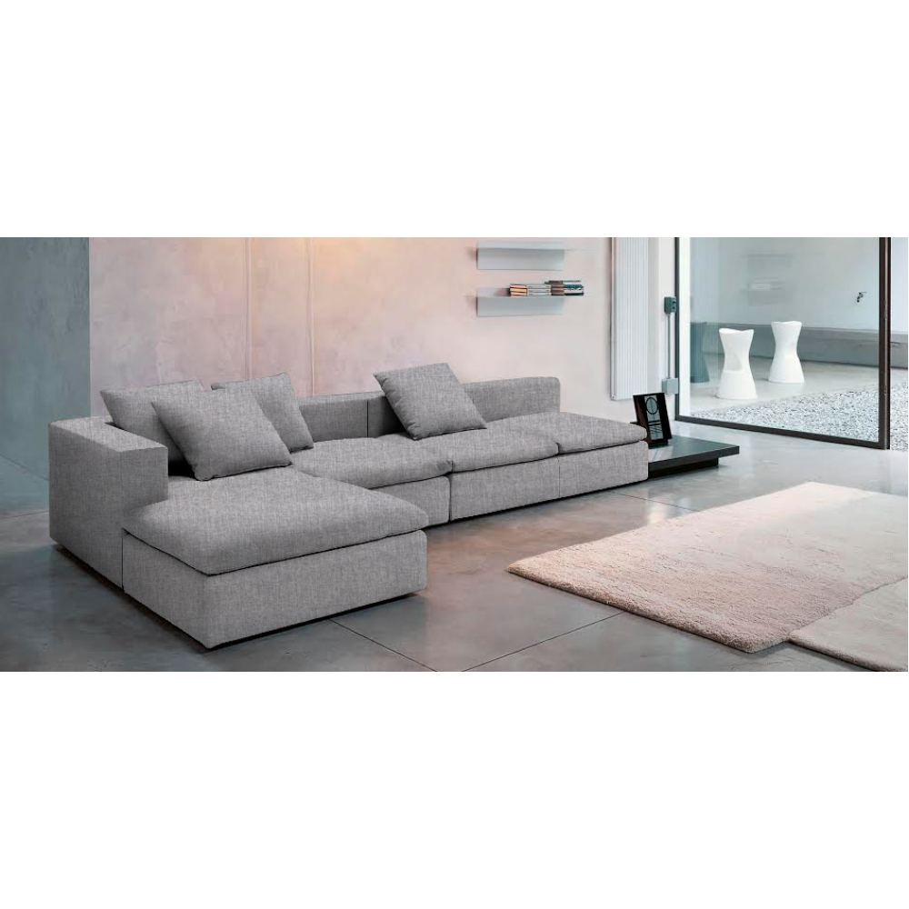 Γωνιακός καναπές Lory-300φ 155β εκ.-Γκρι Anoixto