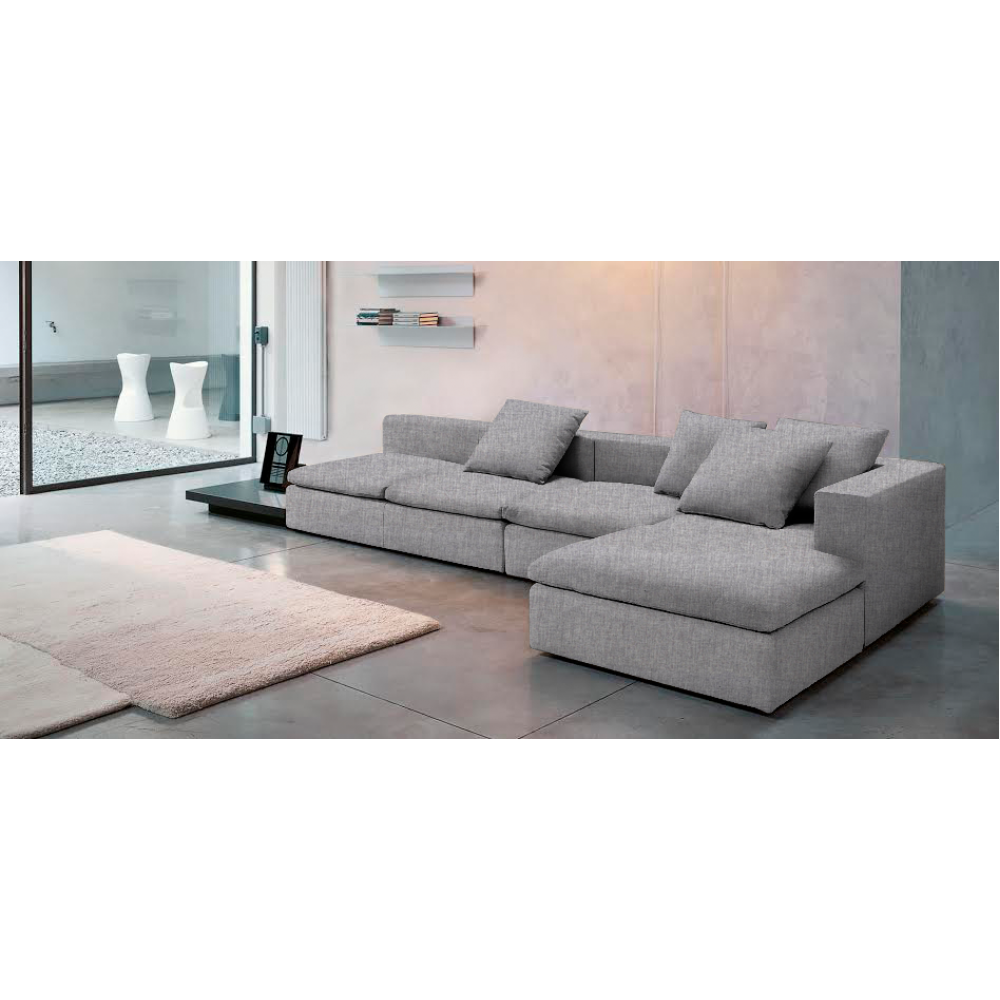 Γωνιακός καναπές Lory-300φ 155β εκ.-Γκρι Anoixto