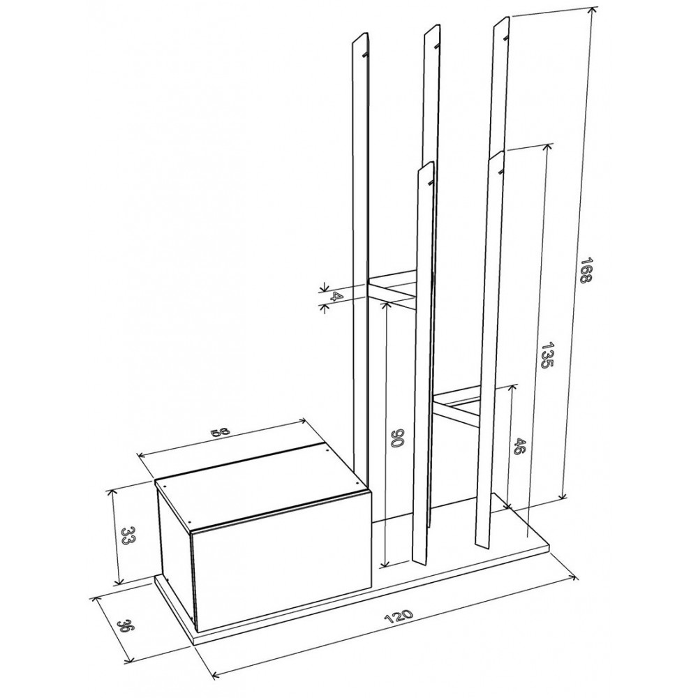 Έπιπλο εισόδου Katana