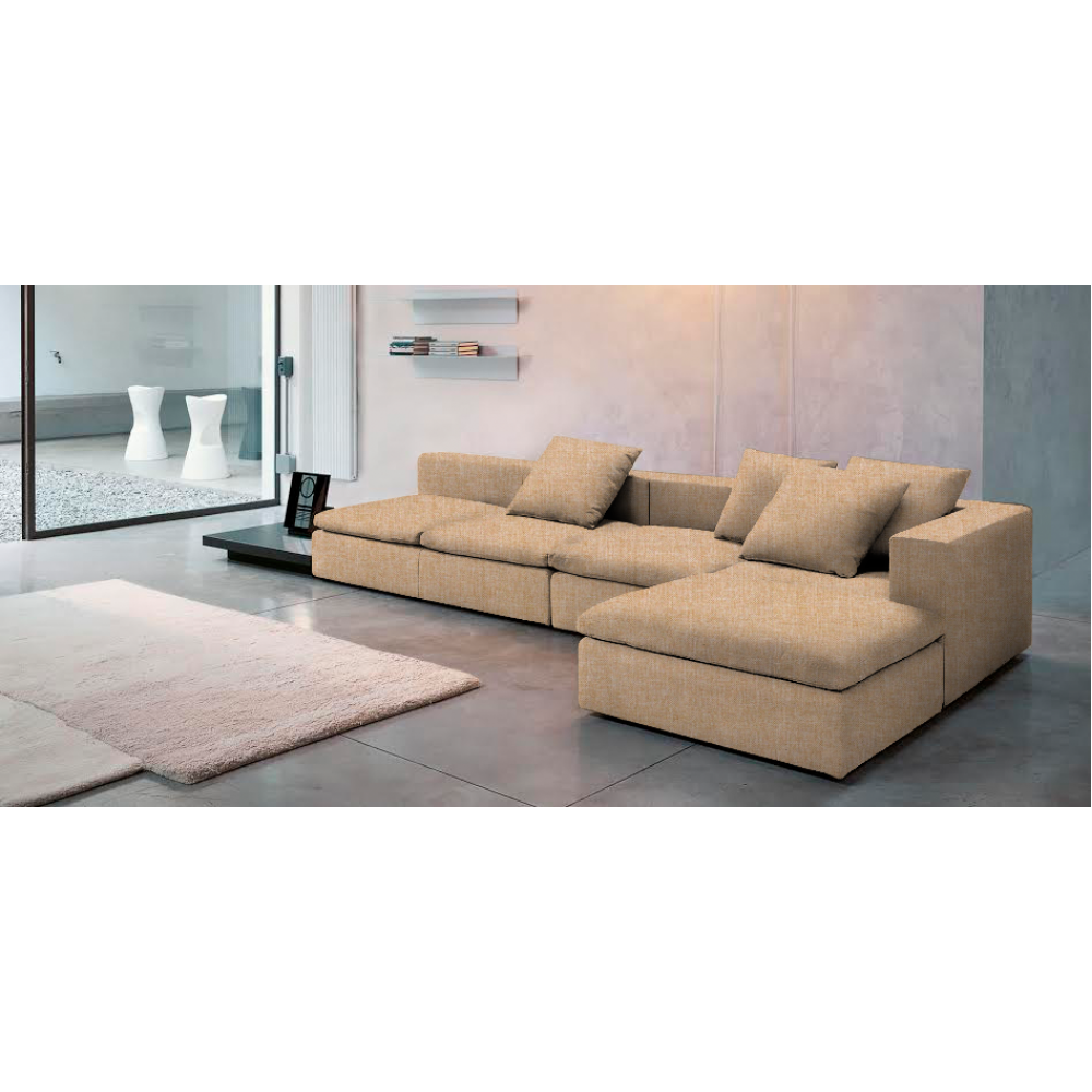 Γωνιακός καναπές Lory-280φ 135β εκ.-Sand
