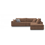 Γωνιακός καναπές Mission Plus-Προσαρμόσιμη-265φ 210β εκ.-MInk