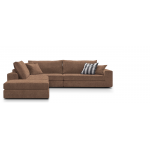 Γωνιακός καναπές Mission Plus-Προσαρμόσιμη-265φ 210β εκ.-MInk