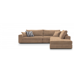 Γωνιακός καναπές Mission Plus-Προσαρμόσιμη-285φ 230β εκ.-Sand