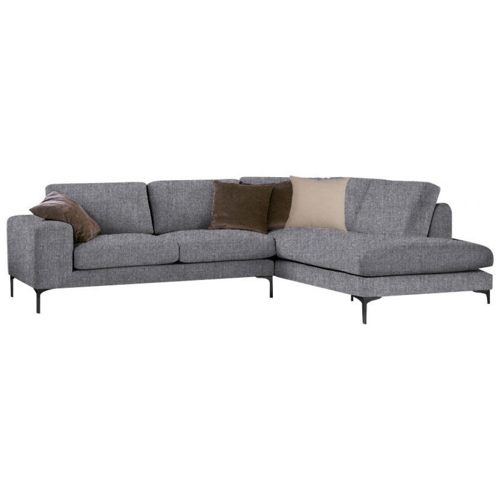 Γωνιακός καναπές Senso-Αριστερή-270φ 200β εκ.-Γκρι