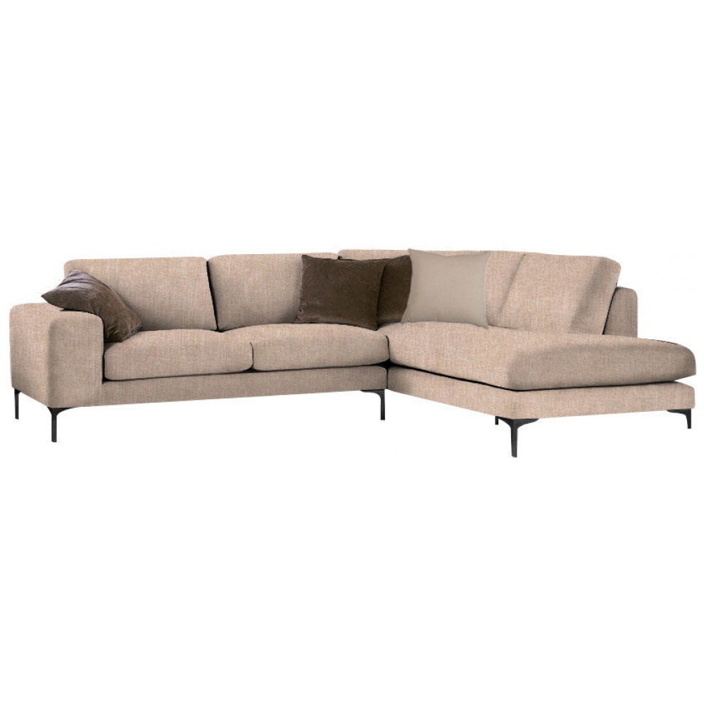 Γωνιακός καναπές Senso-Αριστερή-250φ 180β εκ.-Μπεζ