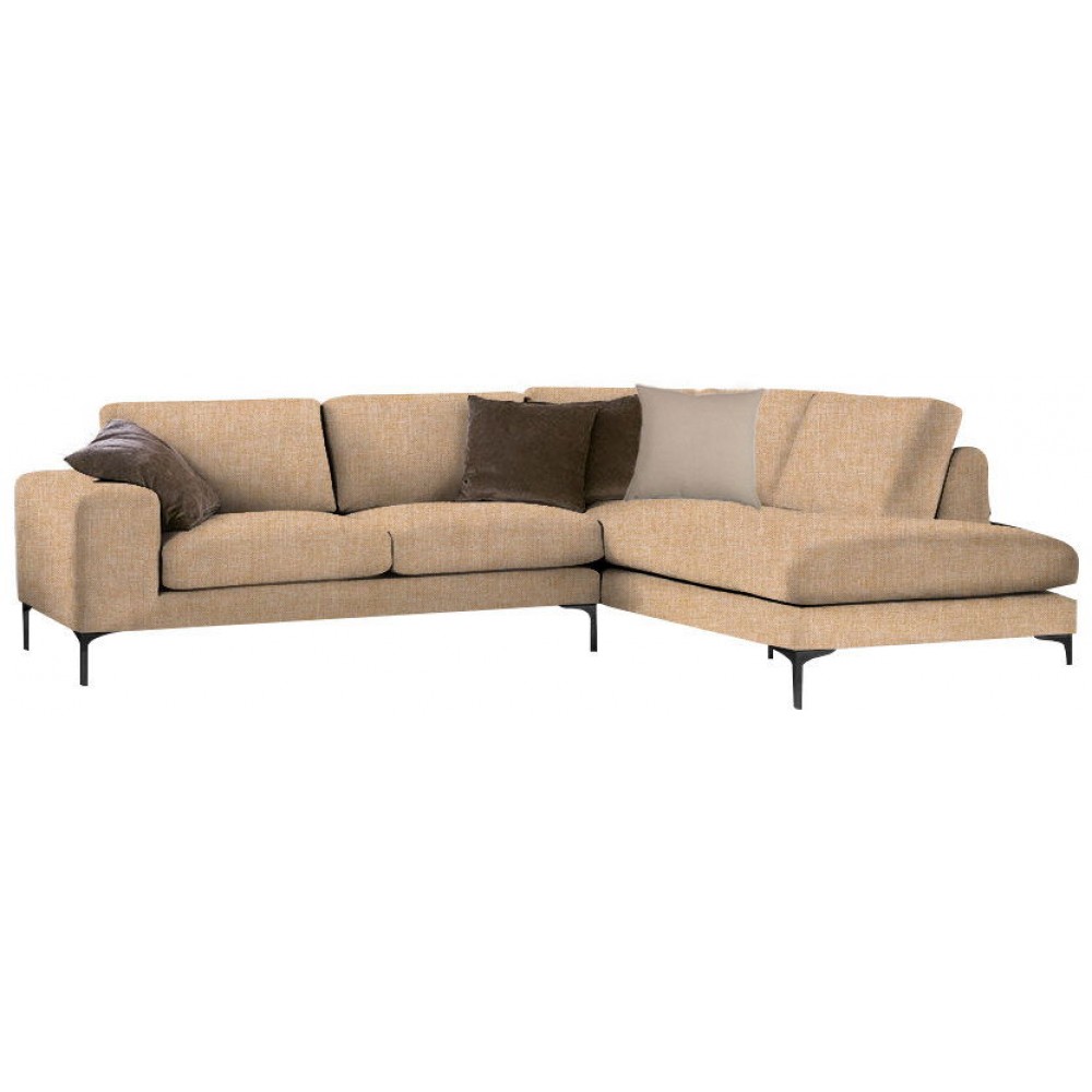 Γωνιακός καναπές Senso-Αριστερή-250φ 180β εκ.-Sand