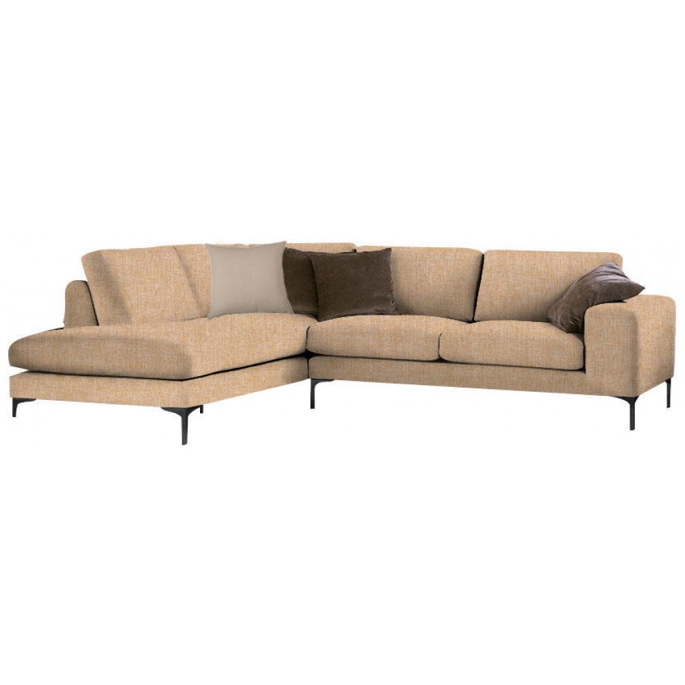 Γωνιακός καναπές Senso-Δεξιά-270φ 200β εκ.-Sand