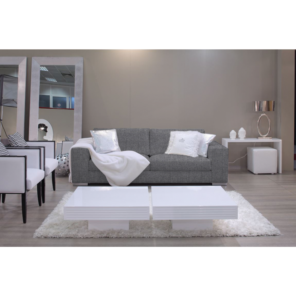 Καναπές Fantasy Διθέσιος-165φ 90β εκ-Γκρι