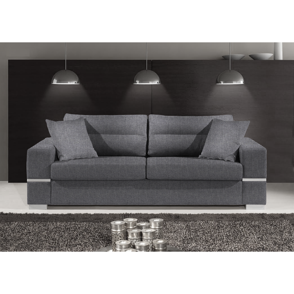 Καναπές Φένια Διθέσιος-145φ 90β εκ.-Γκρι