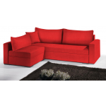 Γωνιακός καναπές Kleio-215φ 160β-Κόκκινο