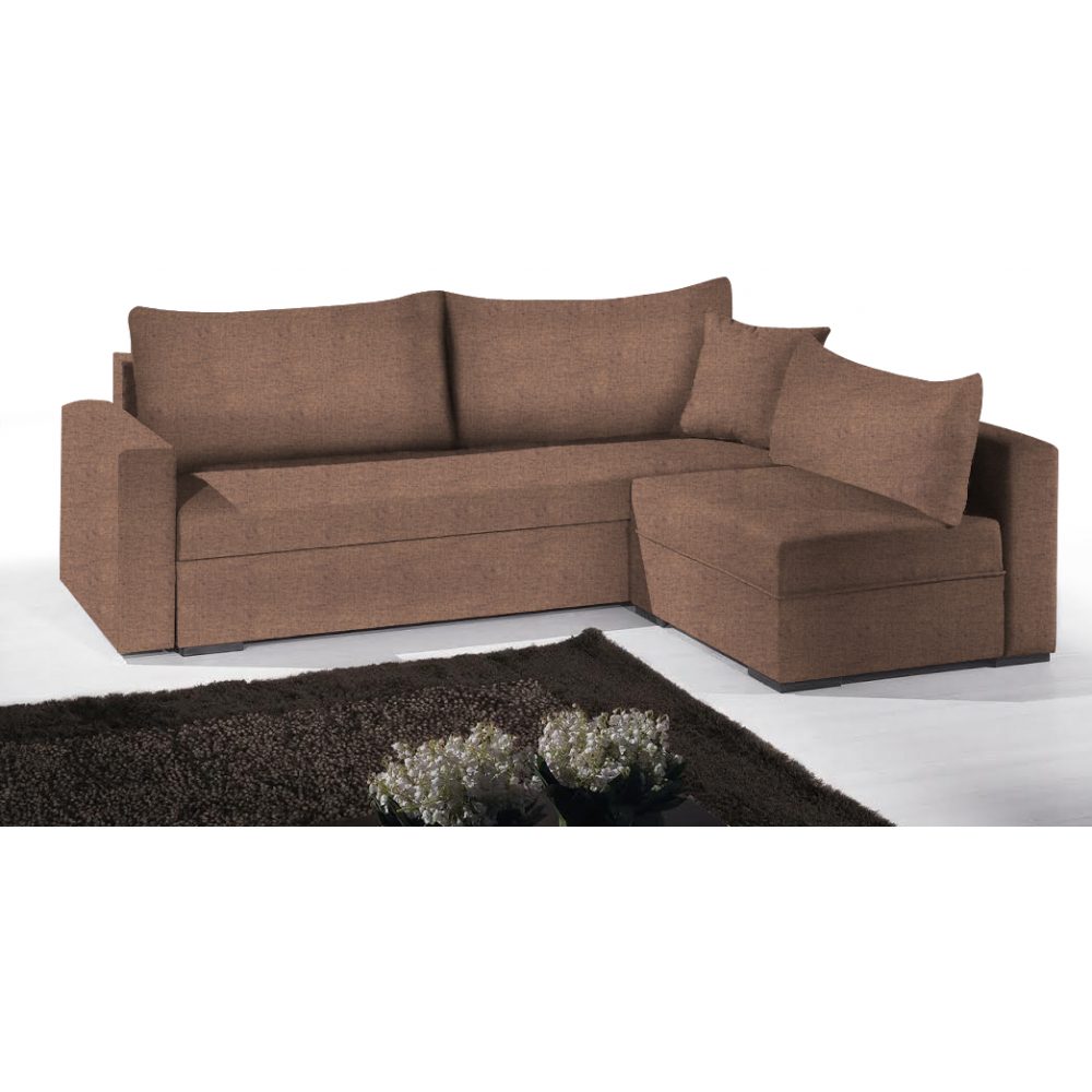 Γωνιακός καναπές Kleio-215φ 160β-Tampa