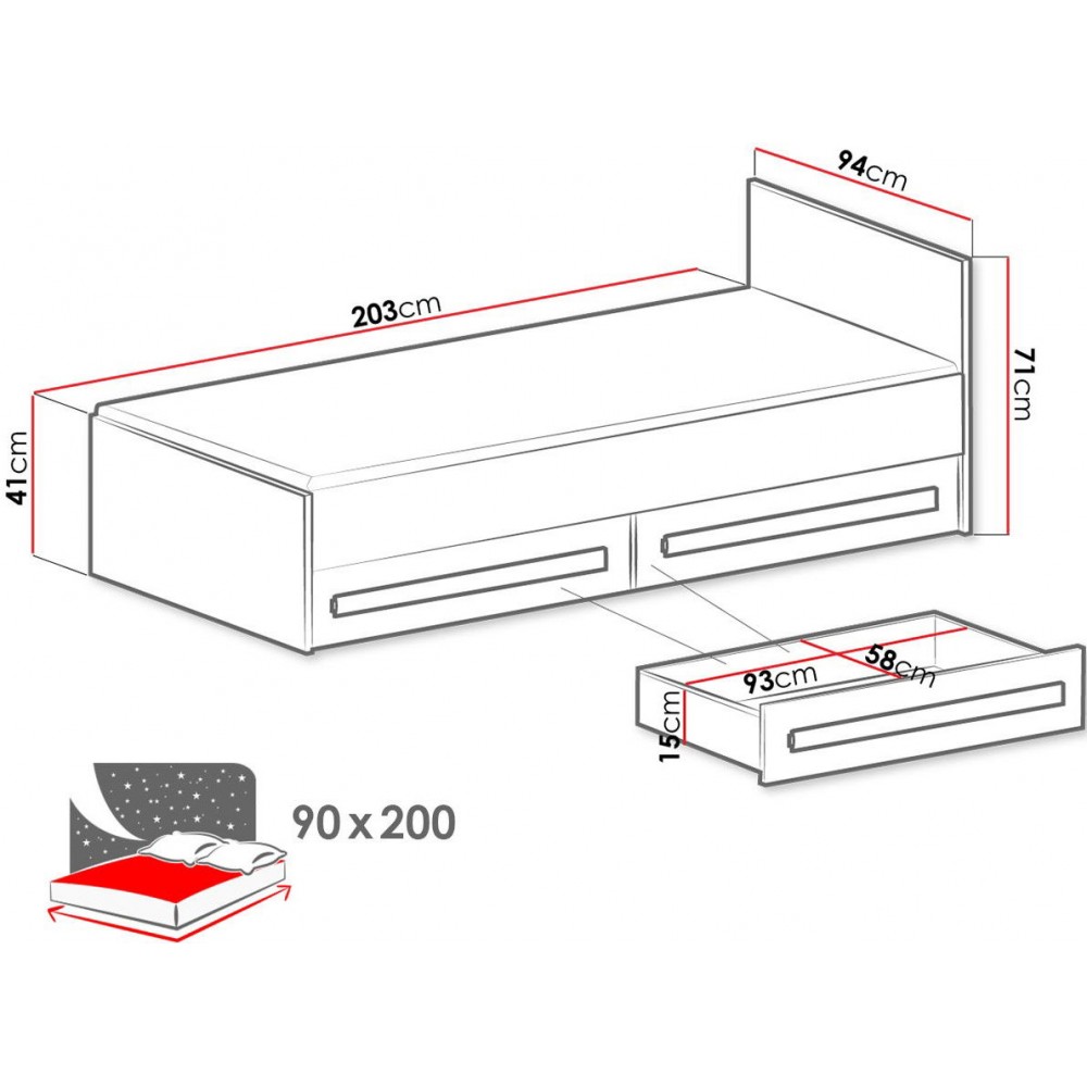 Κρεβάτι παιδικό Guiliver