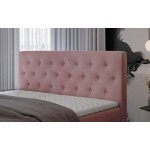 Επενδυμένο κρεβάτι Delande-140 x 200-Roz