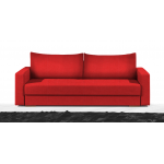 Καναπές Kleio Τριθέσιος-215φ 80β εκ.-Κόκκινο