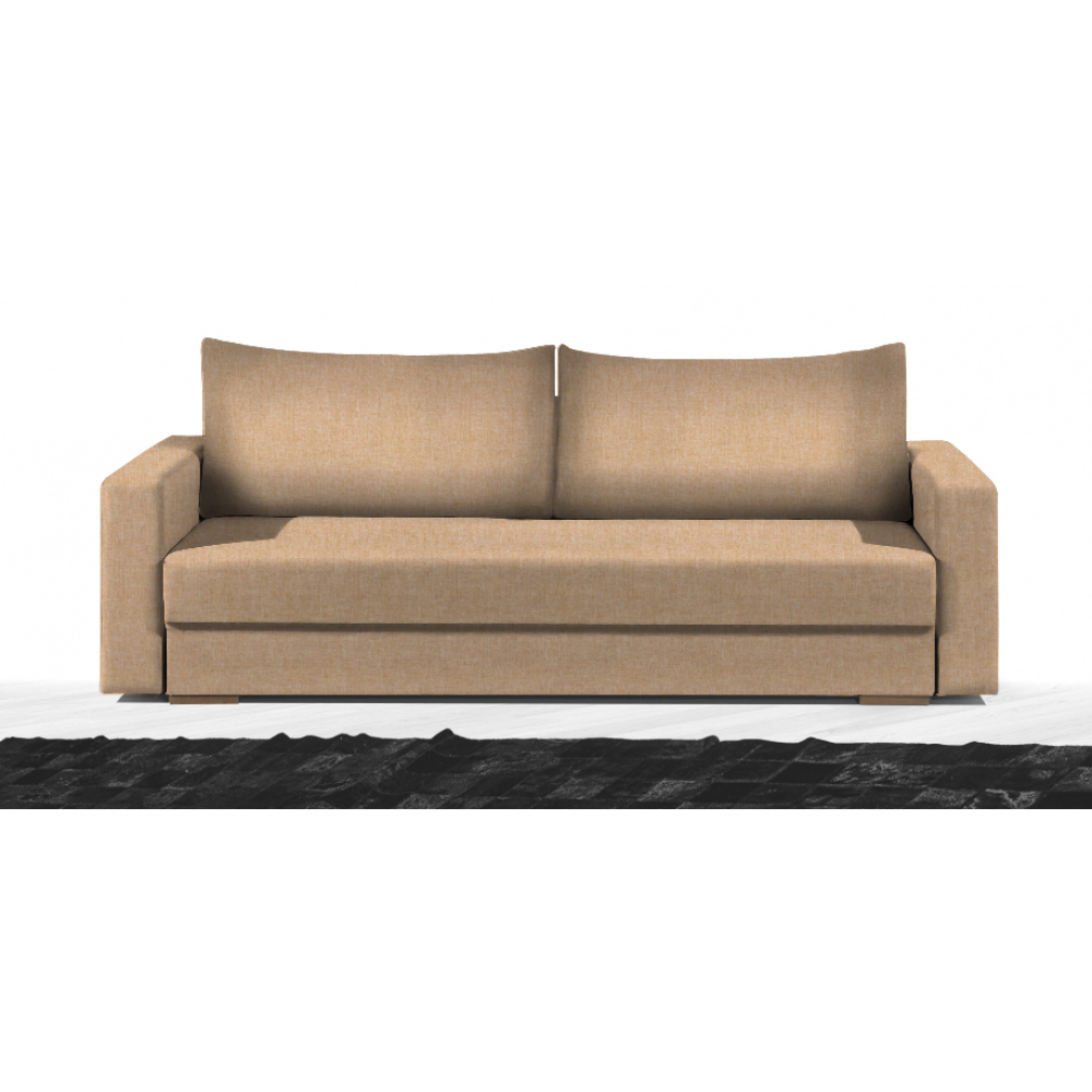 Καναπές Kleio Τριθέσιος-195φ 80β εκ.-Sand