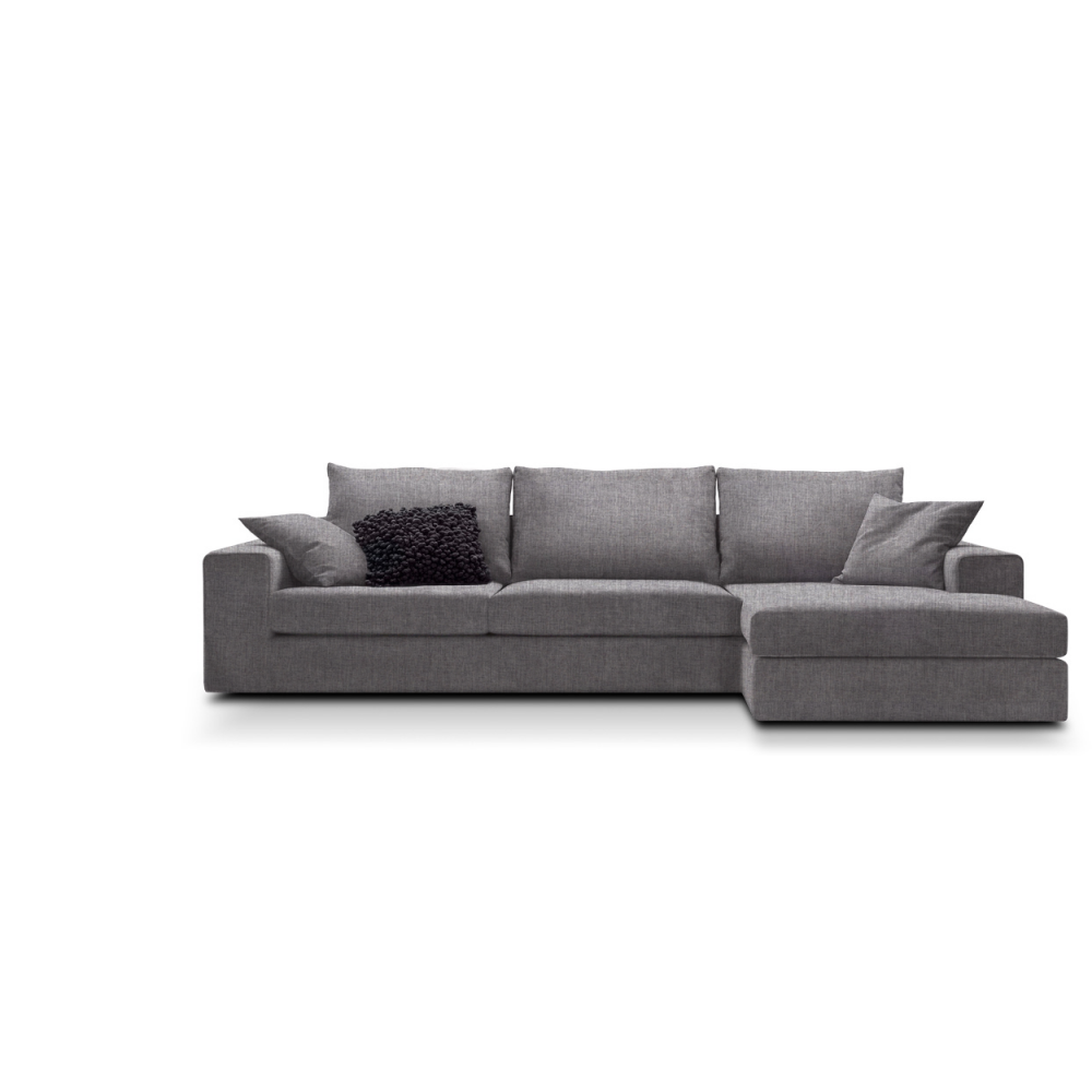 Γωνιακός καναπές Mission-Προσαρμόσιμη-250φ 165β εκ.-Γκρι Anoixto